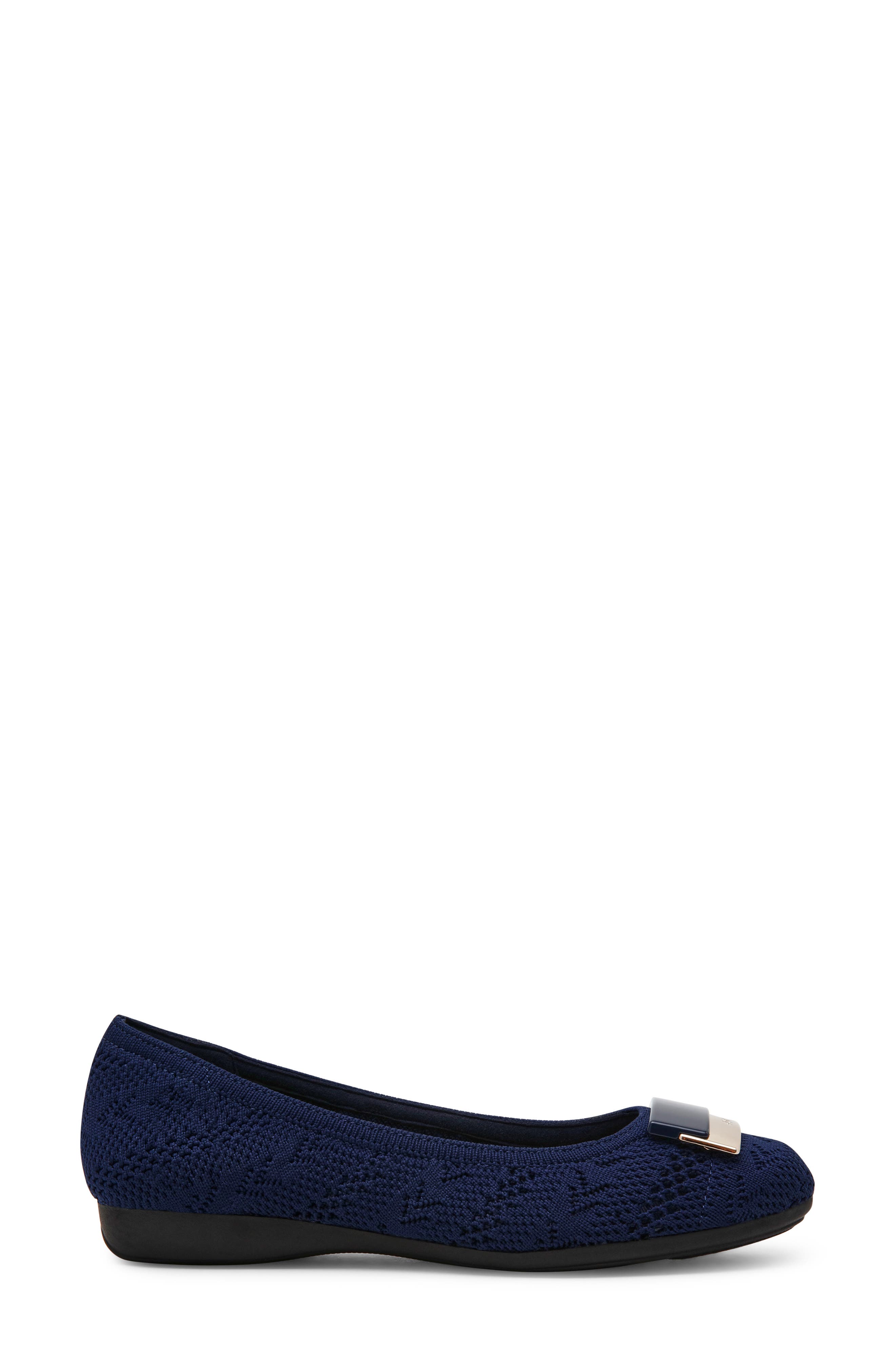 Akudita Flat, Alternate, color, NAVY KNIT