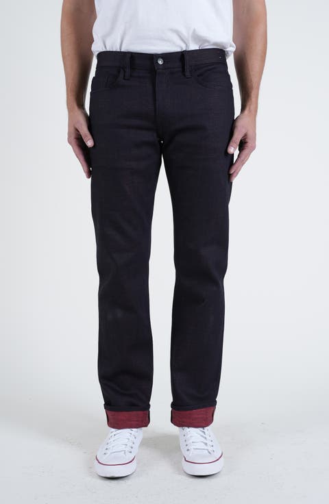 The Hammer Straight Leg 13-Ounce Stretch Selvedge Jeans (Bordeaux Raw)