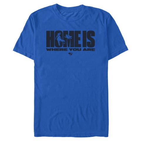Men's Supergirl Home Is Where You Are  Graphic T-Shirt