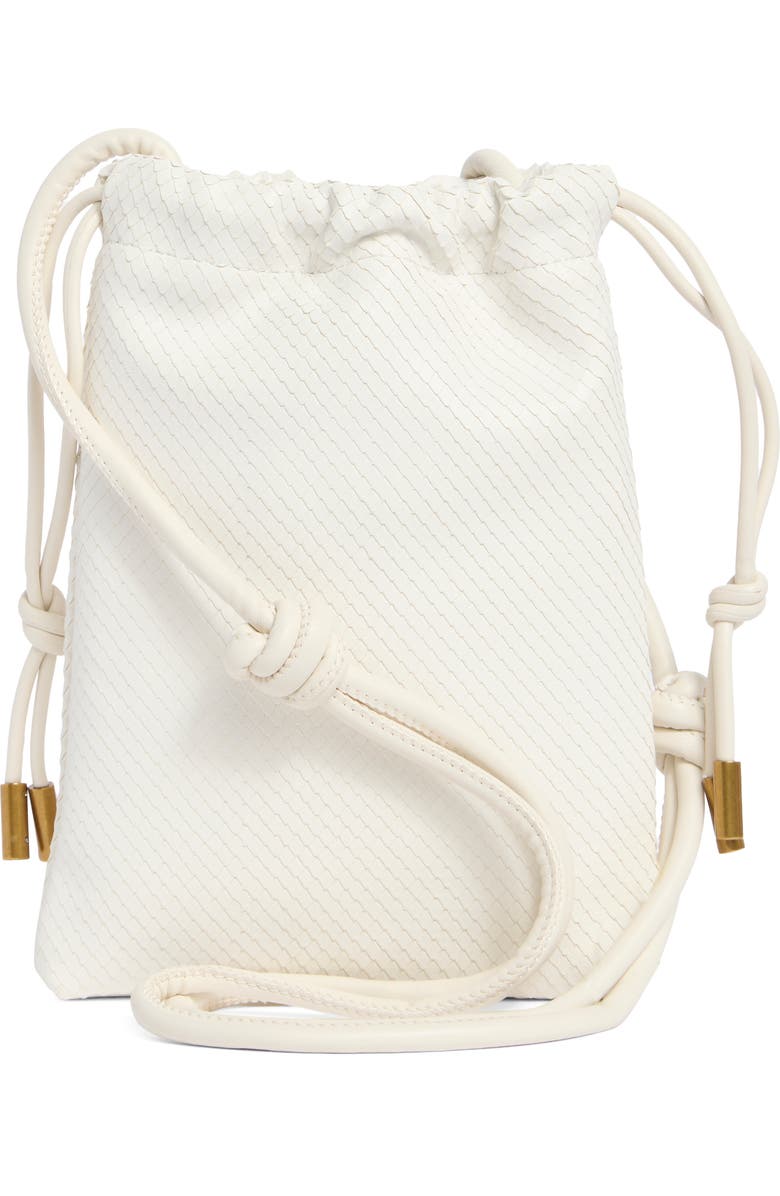Dolce Vita Evie Bucket Crossbody Bag, Alternate, color, White