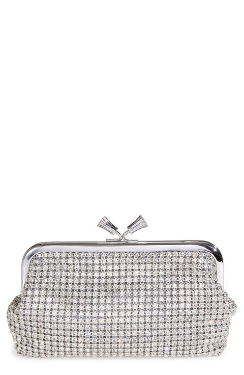 Maud Crystal Tassel Clutch
