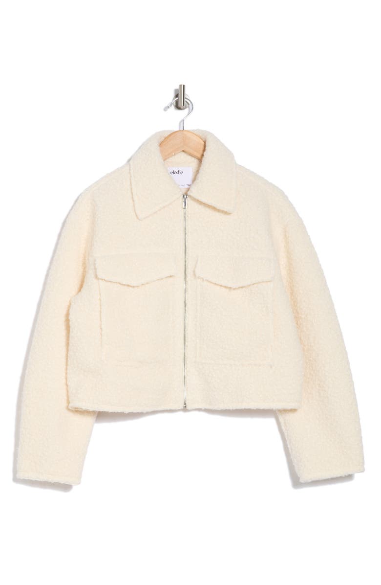 Elodie Full Zip Bouclé Jacket, Main, color,