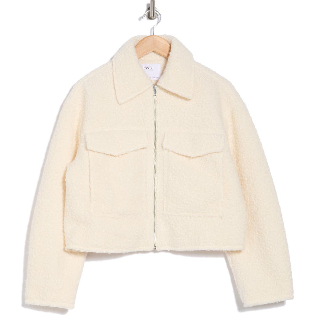 ELODIE ELODIE FULL ZIP BOUCLÉ JACKET
