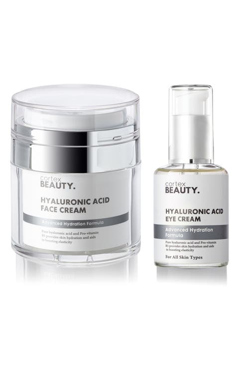 Hyaluronic Acid Face & Eye Cream Set $236 Value