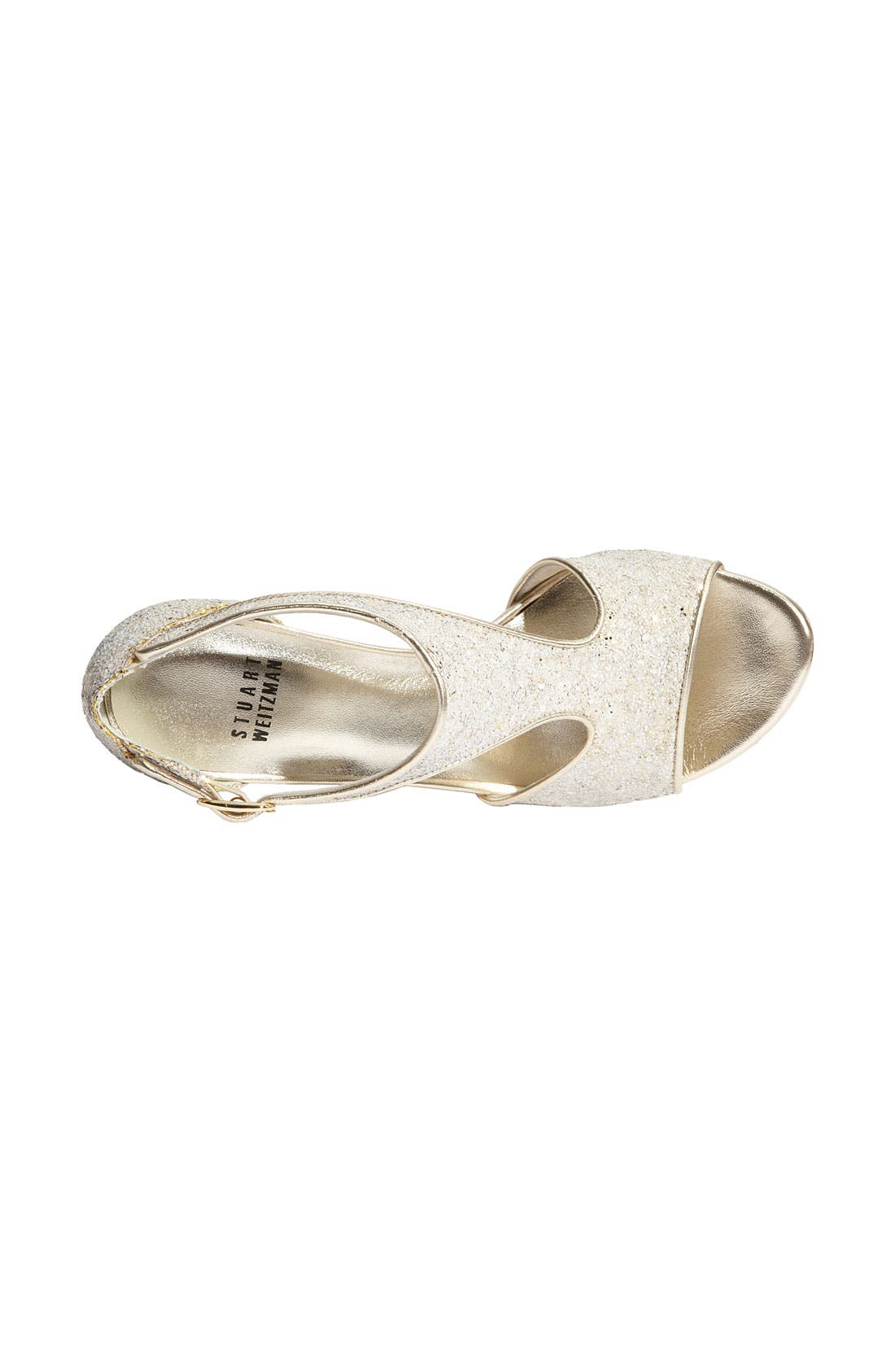'Loverly' Pump, Alternate, color, BLOND BRUSHOFF GLITTER