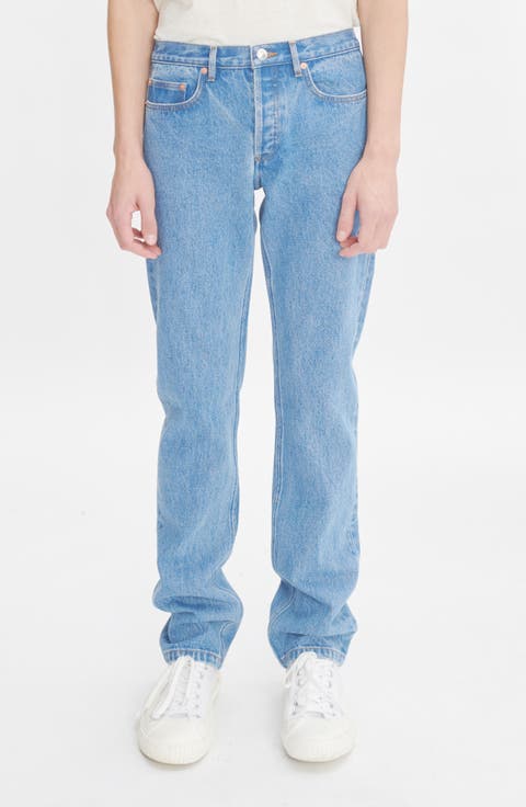 New Standard Straight Leg Jeans (Washed Indigo)