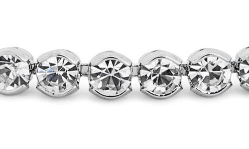 Sterling Forever Cubic Zirconia Slider Bracelet