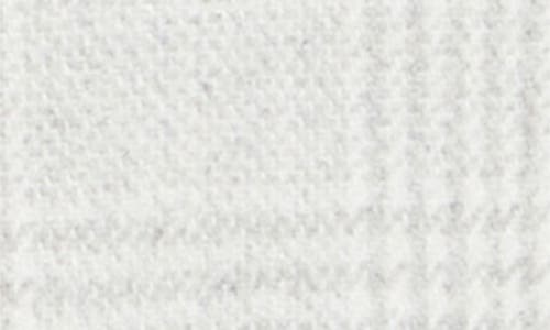 Johnston & Murphy Upton Check Bib Insert Wool Blend Car Coat In White