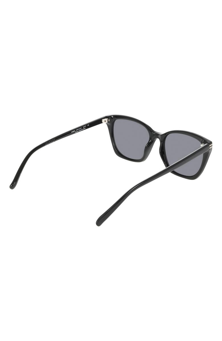 Cole Haan 54mm Cat Eye Sunglasses, Alternate, color, Black