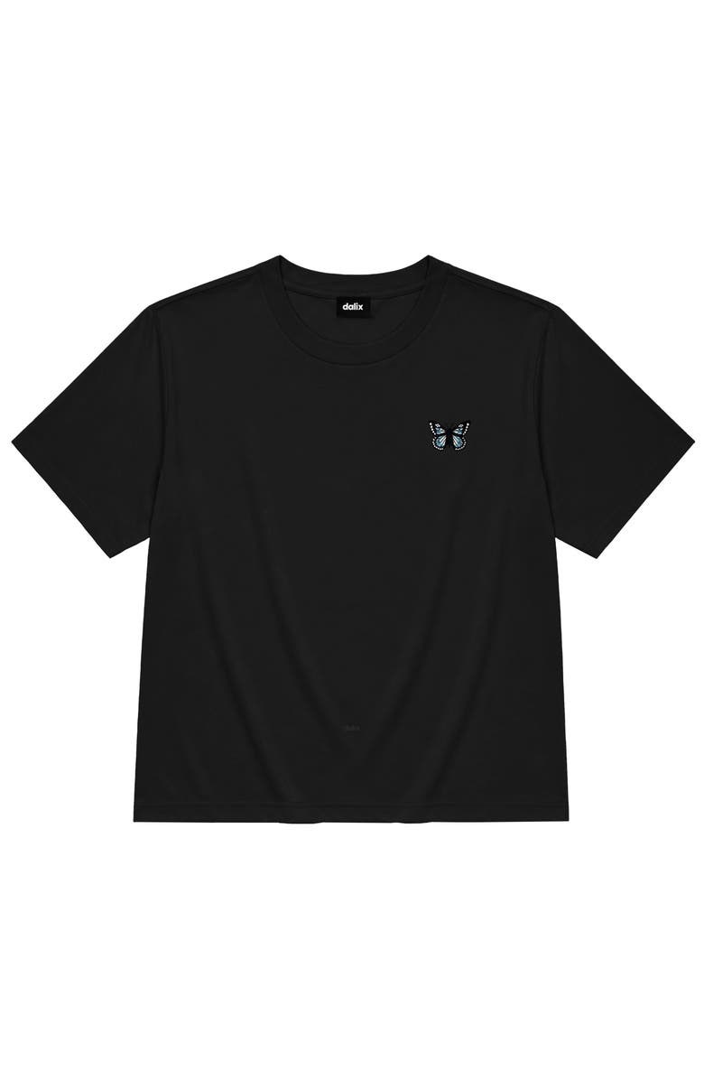 Dalix Butterfly Relaxed Midweight Jersey Tee, Main, color, Black