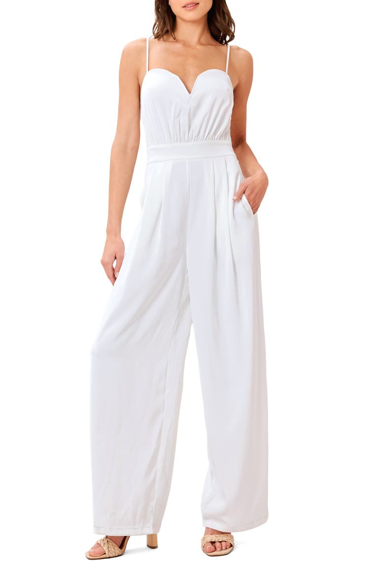 Jumpsuit, Main, color, WHITE
