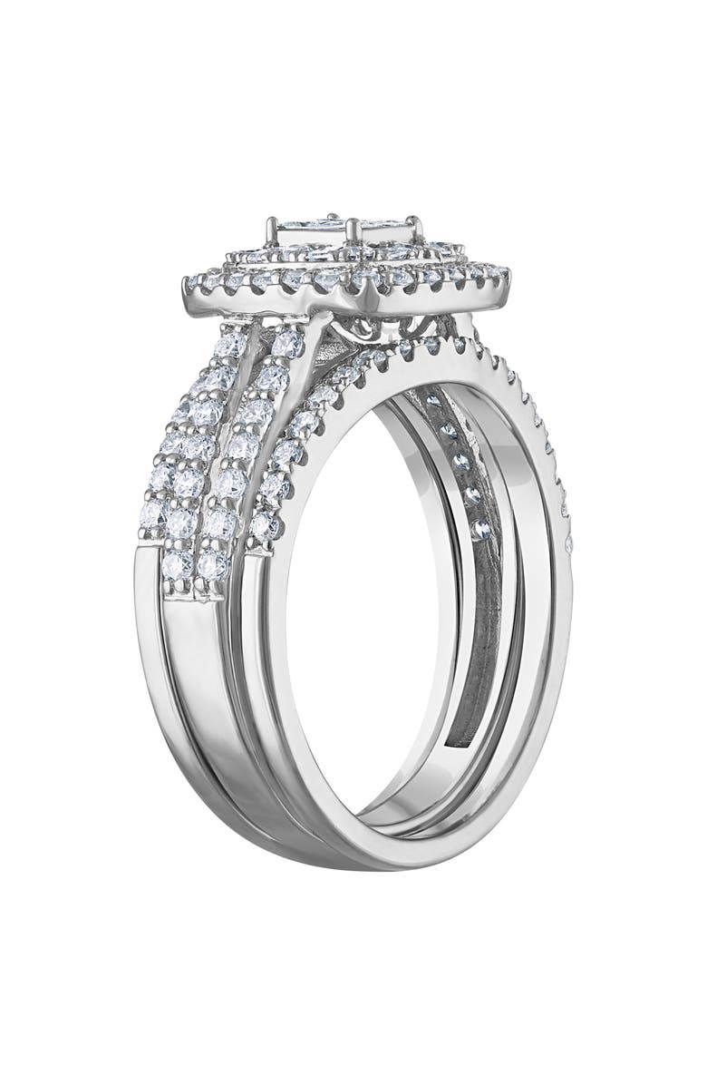 FZN Sterling Silver Lab Grown Diamond Ring, Alternate, color, Silver