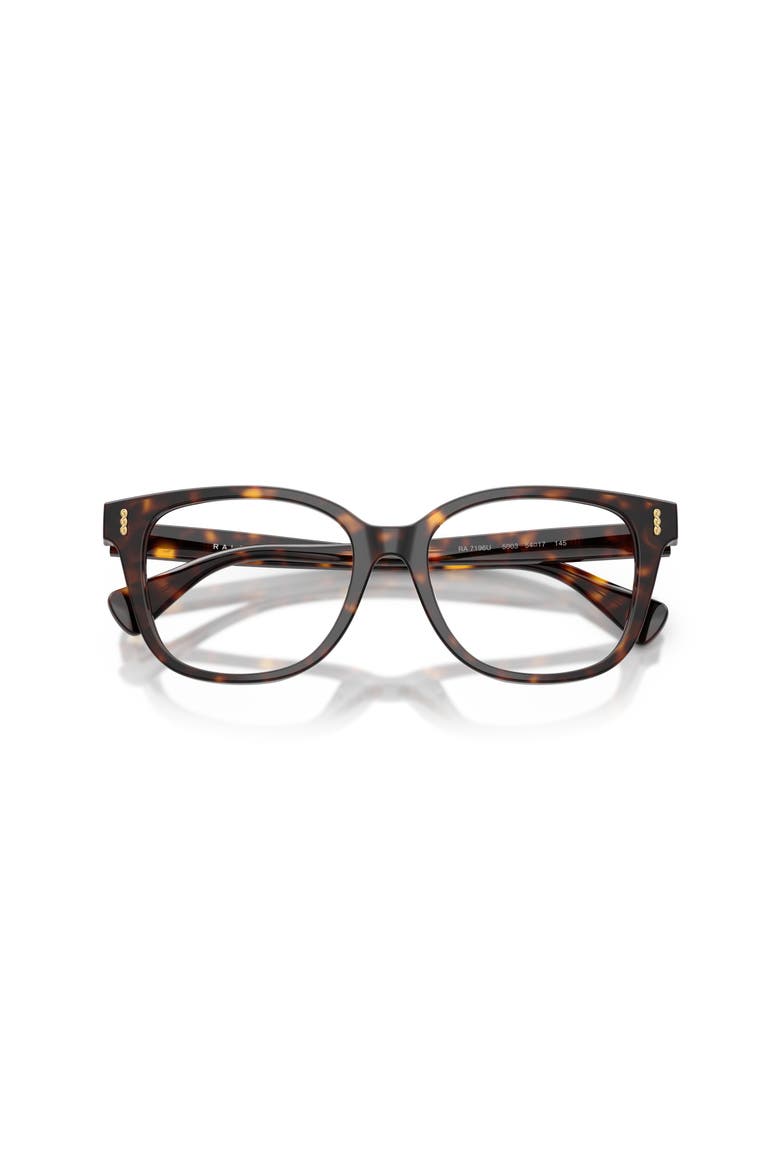 54mm Square optical glasses, Alternate, color, Brown
