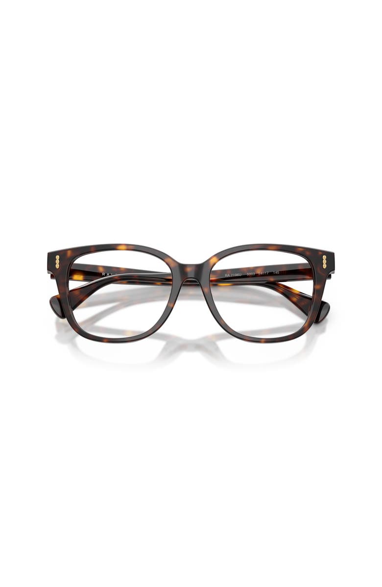 RALPH 54mm Square optical glasses, Alternate, color, Brown