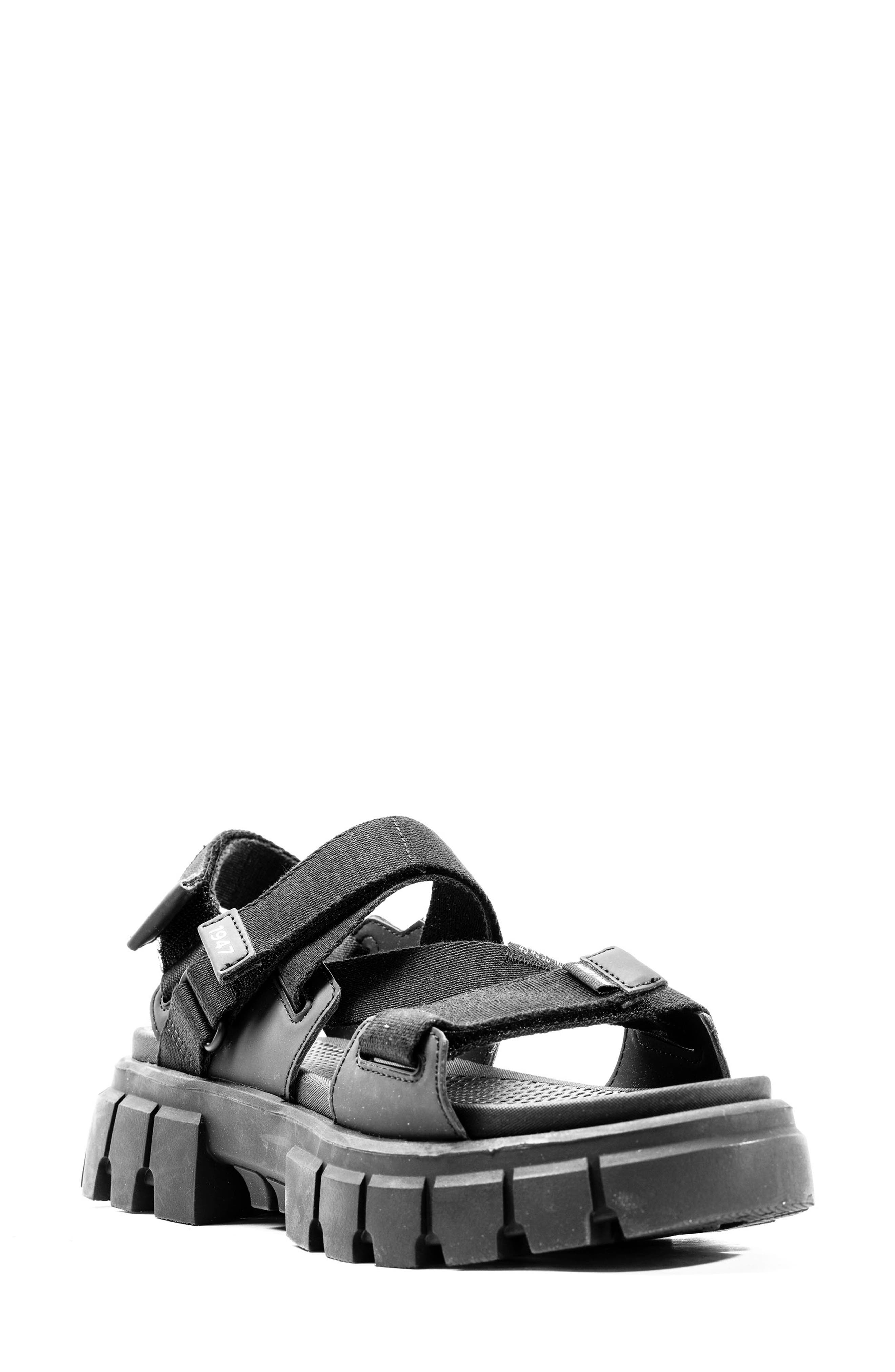 Palladium Revolt Mono Platform Sandal, Main, color, Black