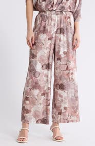 PATRIZIA LUCA Abstract Print Pull-On Pants