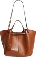 Max Mara Double Leather Shopper Tote