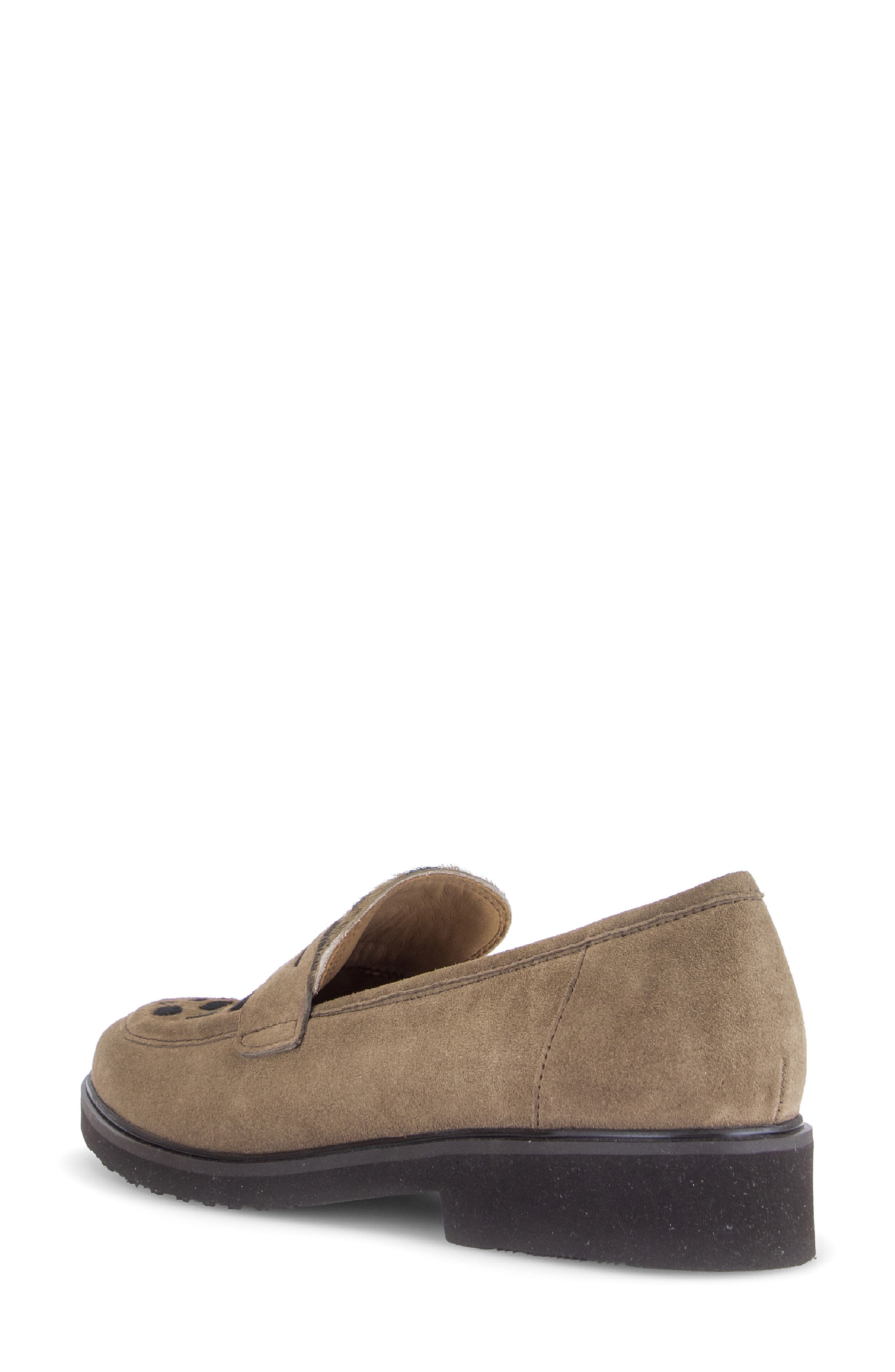 Penny Loafer, Alternate, color, FARRO CALF HAIR