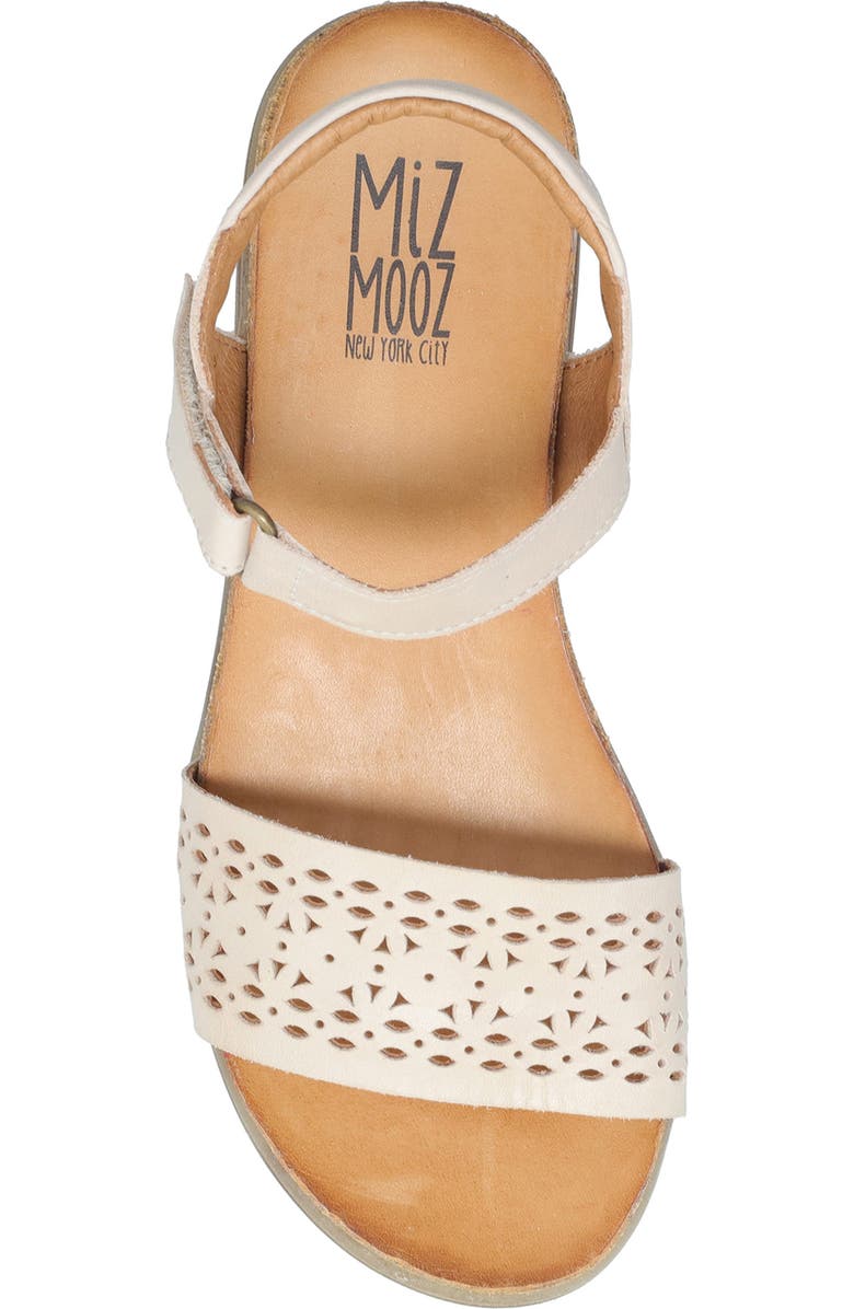 Miz Mooz Mave Ankle Strap Sandal, Alternate, color, Cream