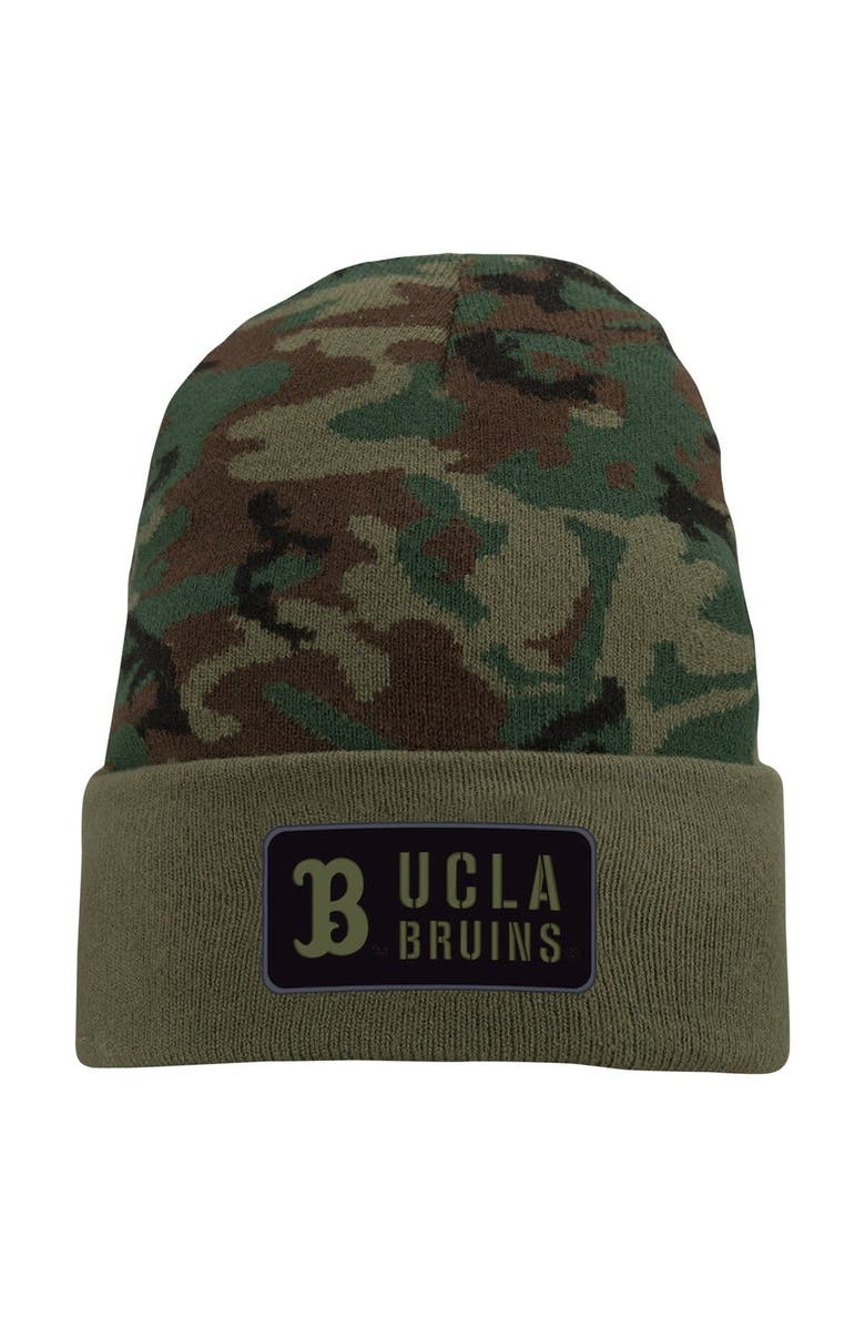 Nike Men's Nike Camo UCLA Bruins Military Pack Cuffed Knit Hat, Main, color, Camo