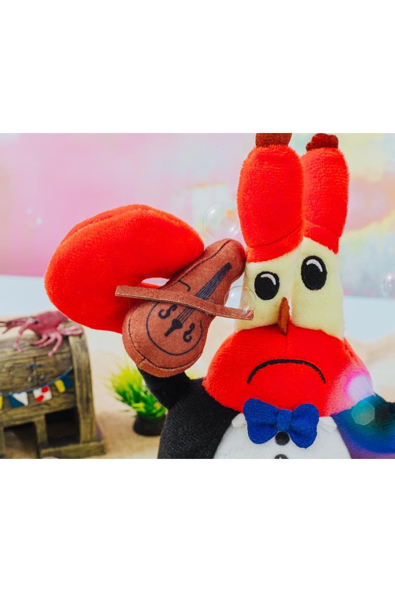 Nickelodeon SpongeBob SquarePants Mr. Krabs Violin 8-Inch Collector Plush Toy, Alternate, color, Red