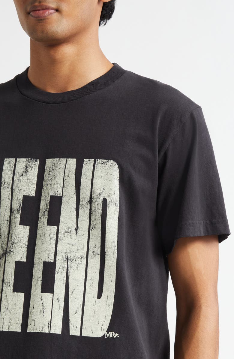 MIDNIGHT RODEO The End Graphic T-Shirt, Alternate, color, Vintage Black