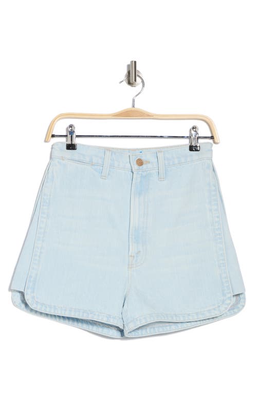 Mother The Piece Of Cake Denim Shorts In Over Ice
