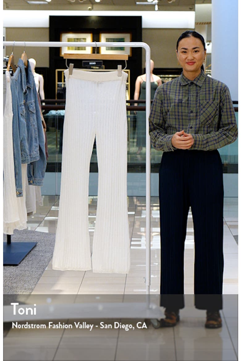 The Faye Rib Cover-Up Pants video