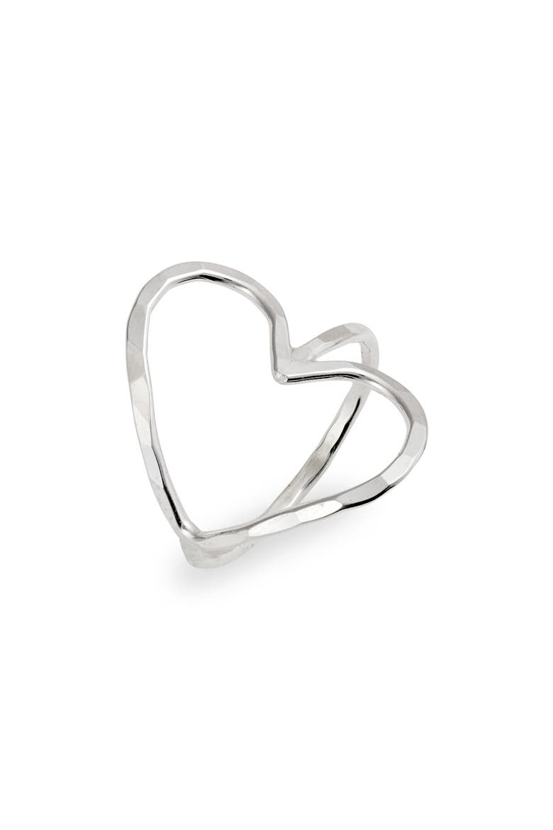 Complete Heart Ring, Main, color, STERLING SILVER