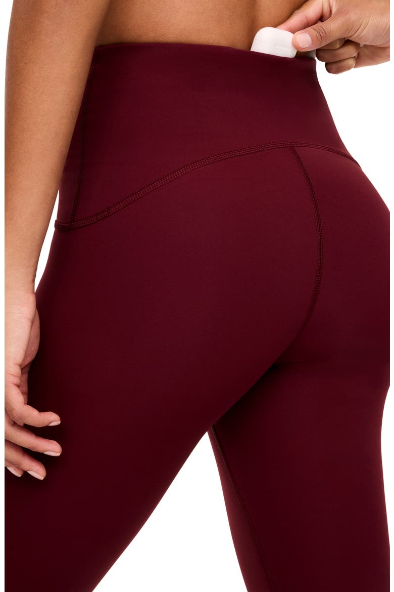 SPANXshape™ Booty Boost® Full Length Leggings, Alternate, color, VINO