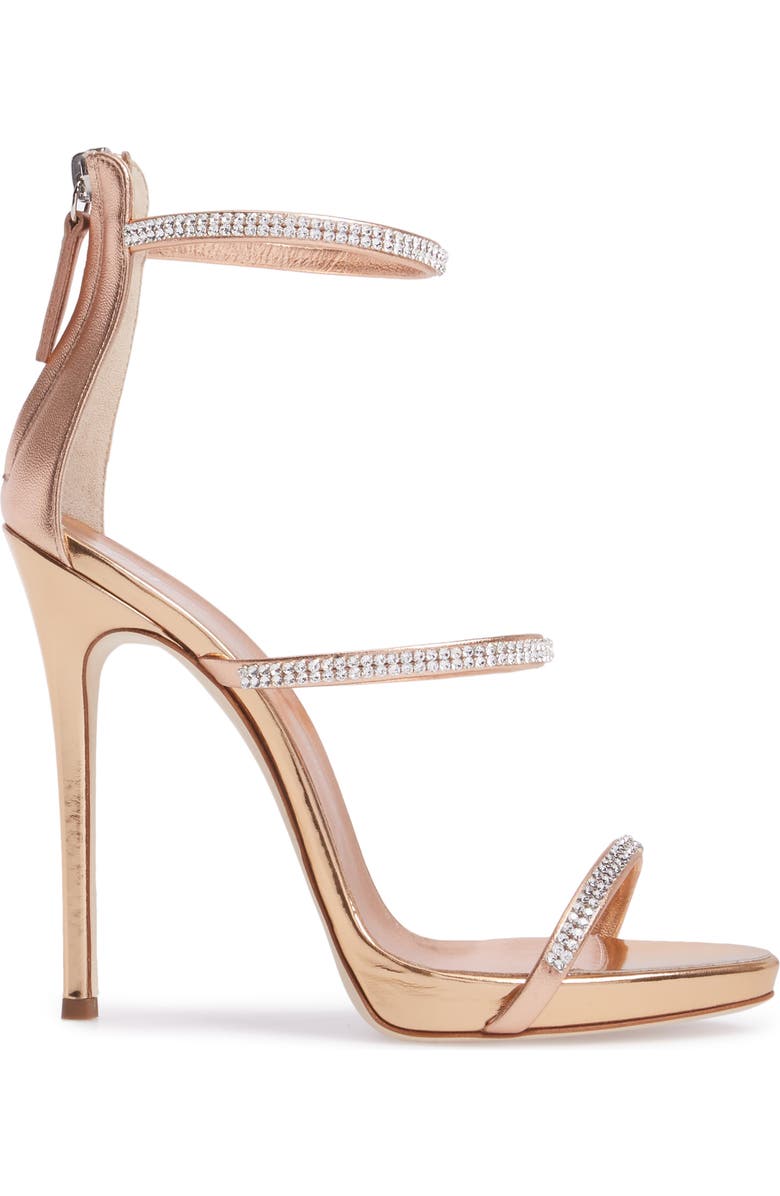 Giuseppe Zanotti Coline Crystal Sandal, Alternate, color,
