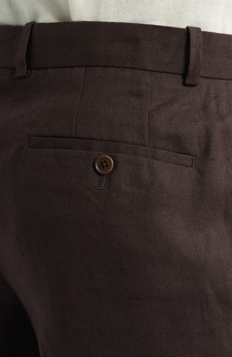 Nordstrom Henrik Trim Fit Italian Linen Suit Separate Pants, Alternate, color, 