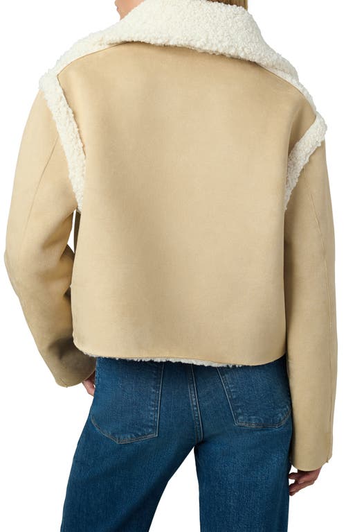 Joe's The Halle Reversible Faux Shearling Jacket In Neutral
