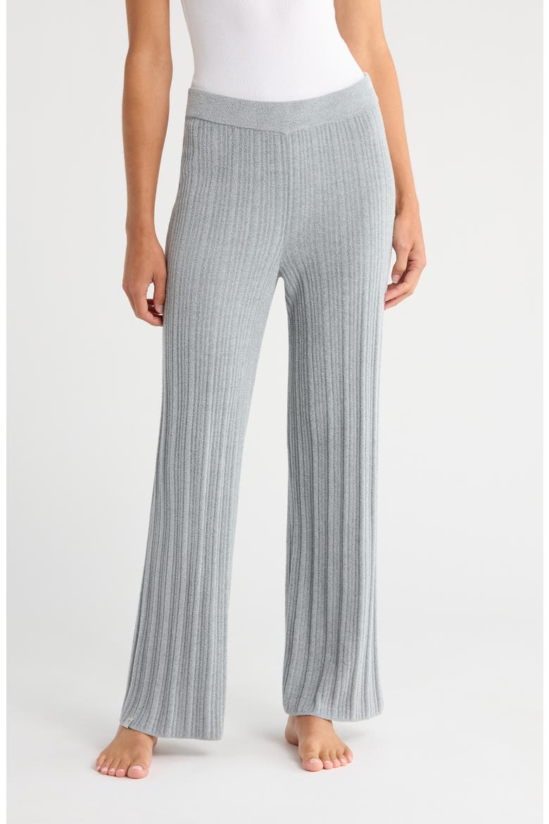 CozyChic® Ultra Lite® Rib Pajama Pants, Main, color, MOONBEAM