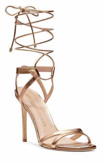 Stuart Weitzman Soiree 100 Lace-Up Sandal