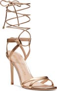 Stuart Weitzman Soiree 100 Lace-Up Sandal