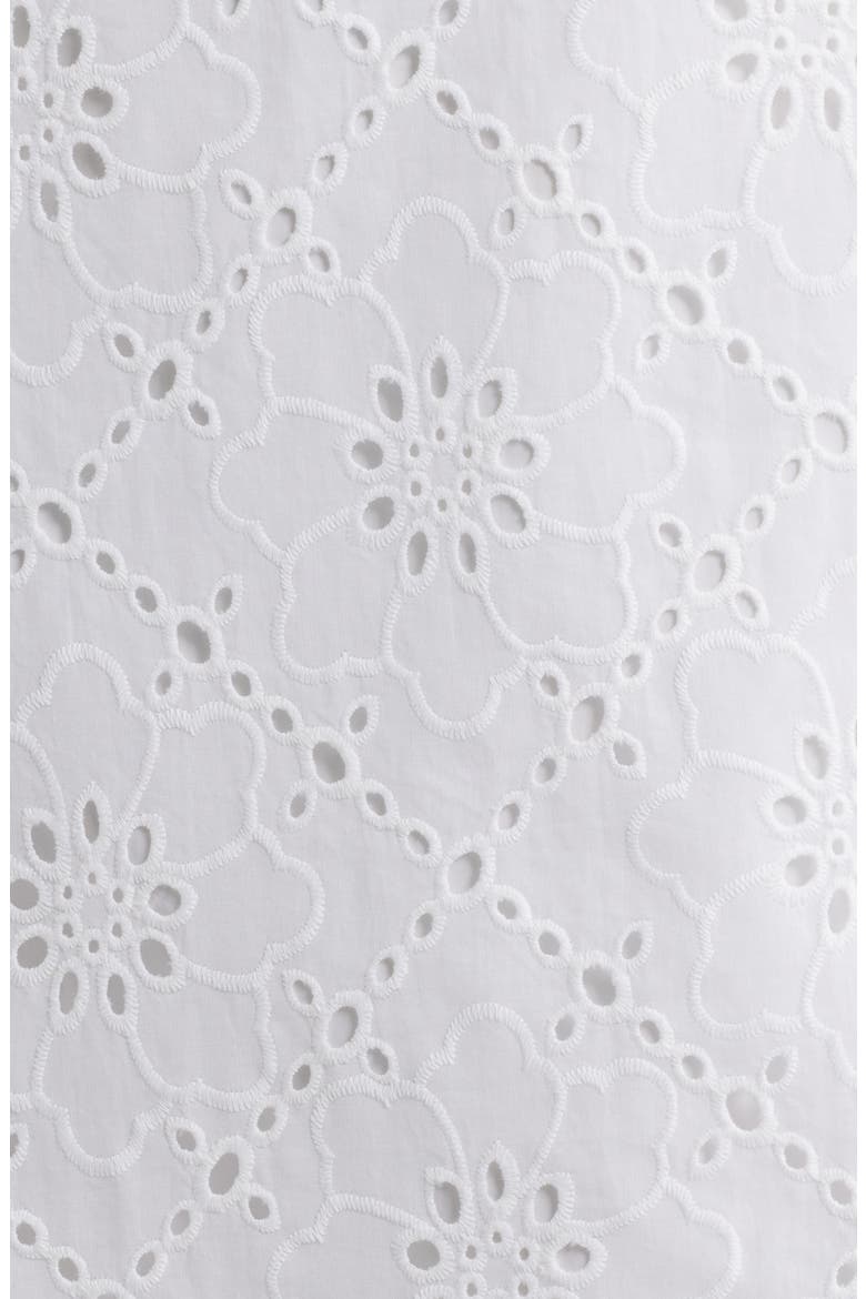 Richie Eyelet Embroidered Shift Dress, Alternate, color, RESORT WHITE BEACH HAVEN