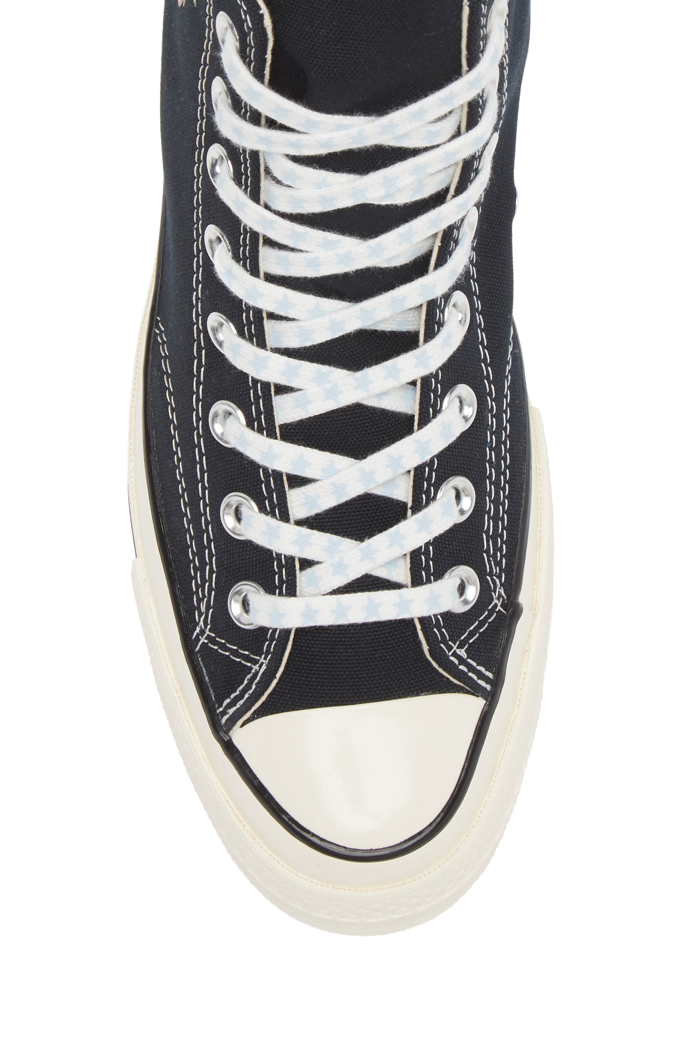 Sky High Farm Workwear x Converse Gender Inclusive Chuck Taylor<sup>®</sup> All Star<sup>®</sup> Strawberry & Moon High Top Sneaker, Alternate, color, 