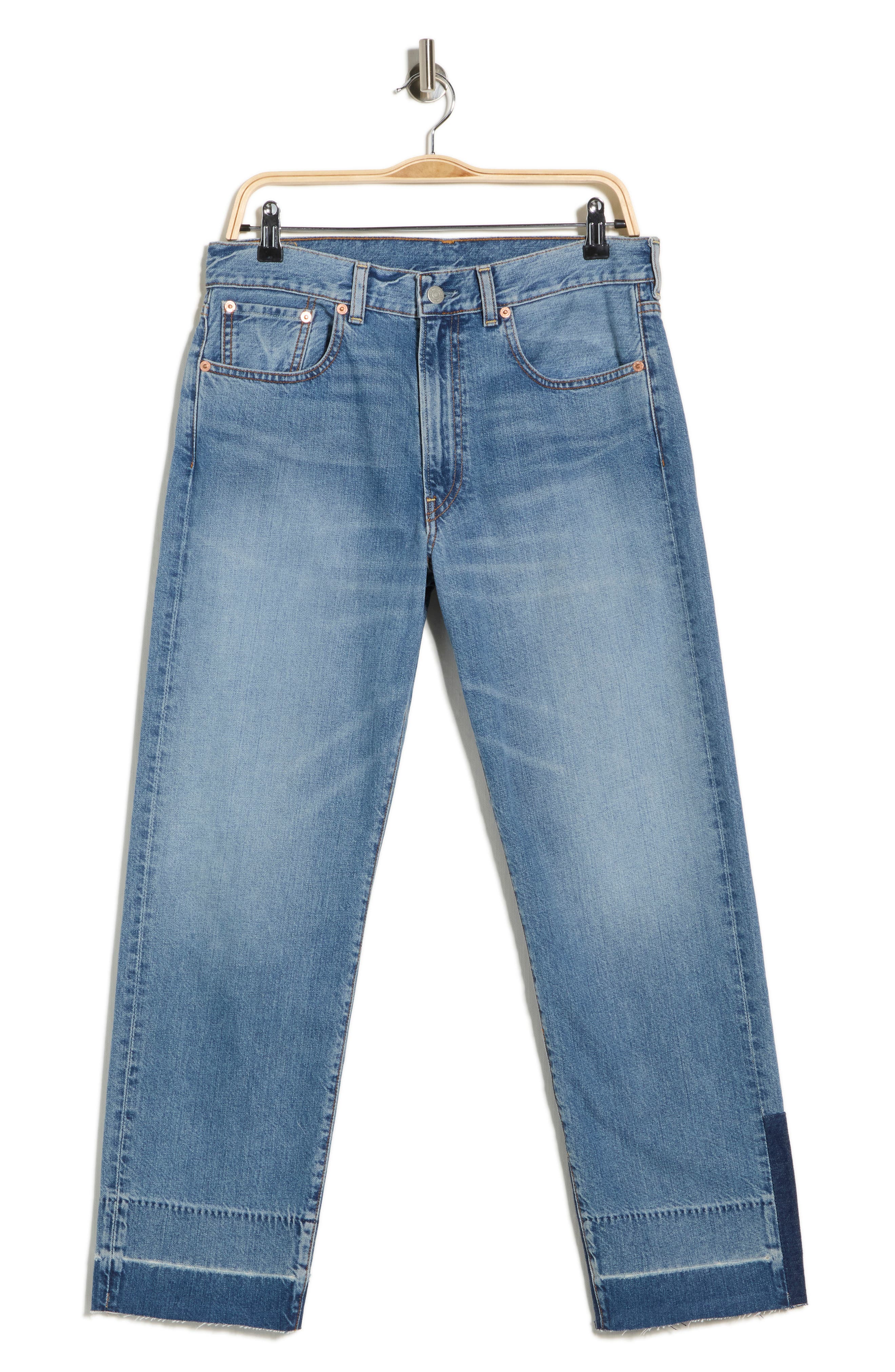 DENIMIST Lucy Released Raw Hem Boyfriend Jeans