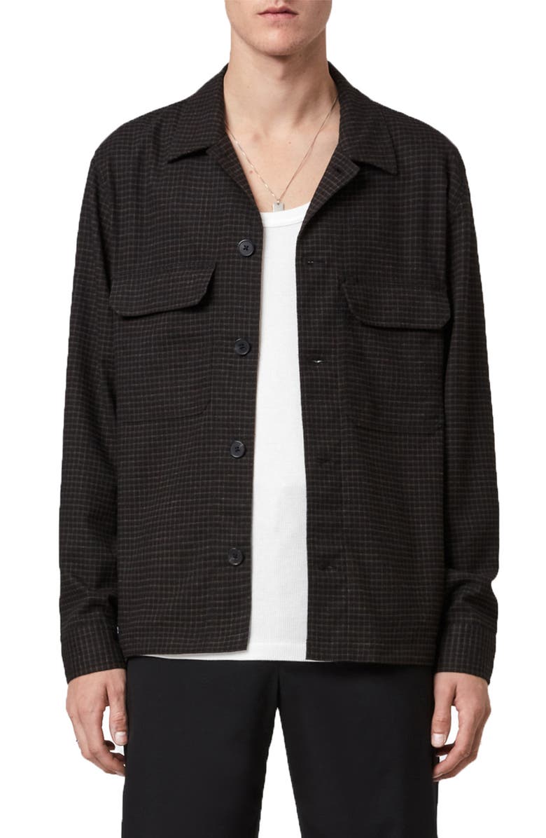 AllSaints Nate Plaid Jacket, Main, color,