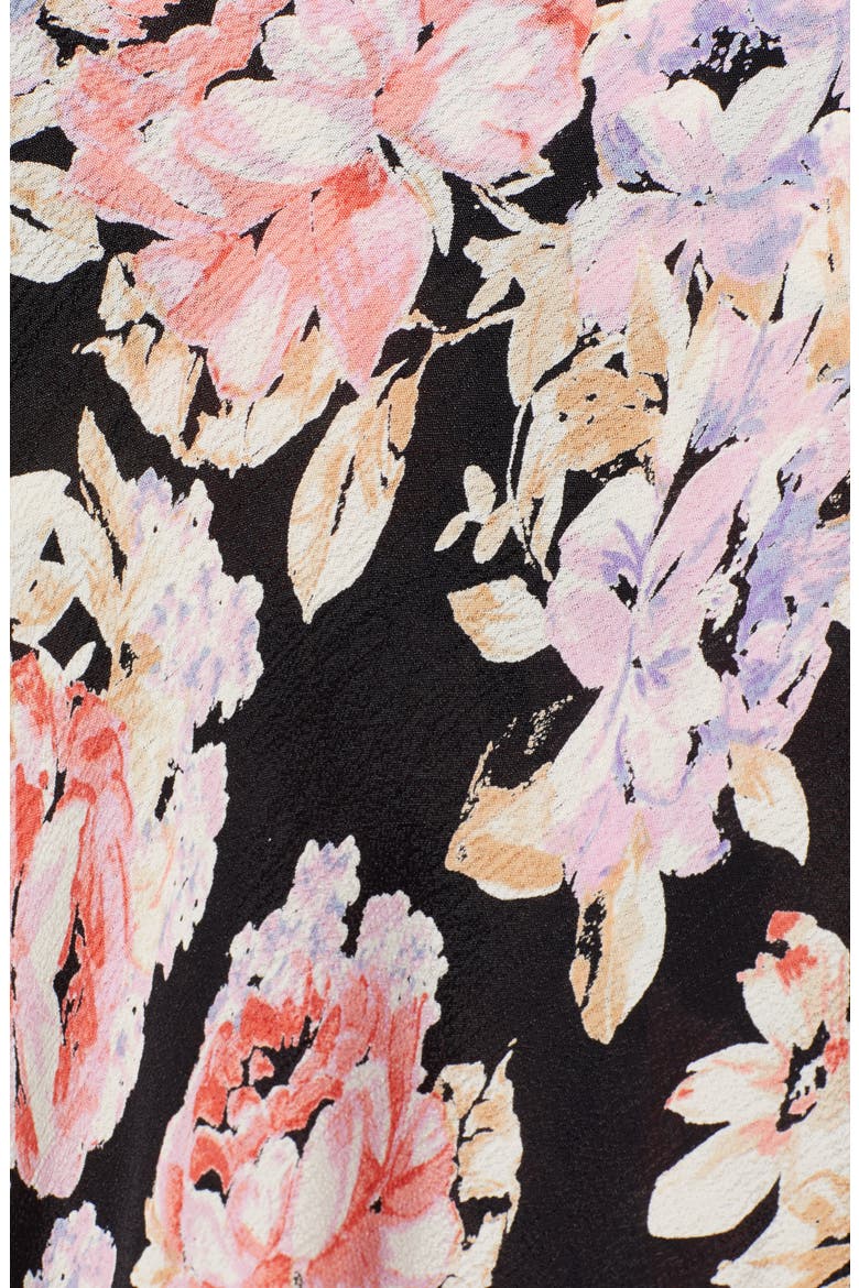 Seville Wrap Skirt, Alternate, color, BLACK/ PINK