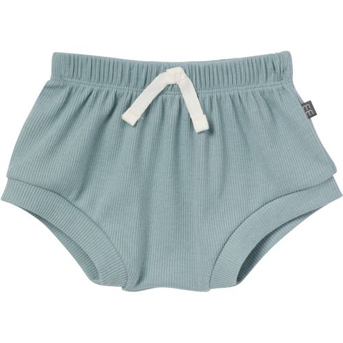 Modern Moments™ By Gerber Coordinating 4-pack Bodysuit & Shorts Set In Ivory 2 Color Stripe/med Teal