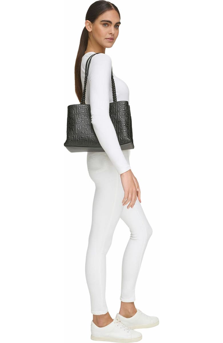 DKNY Delanie Tote Bag, Alternate, color, Blk/Black