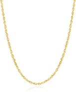 The Lovery Fine Jewelry Rope Chain Necklace