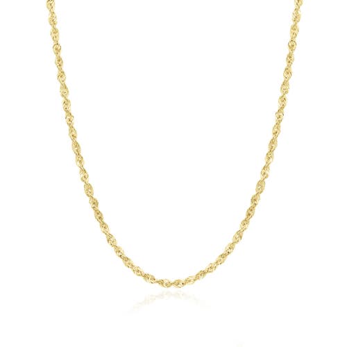 The Lovery Fine Jewelry Rope Chain Necklace In Gold
