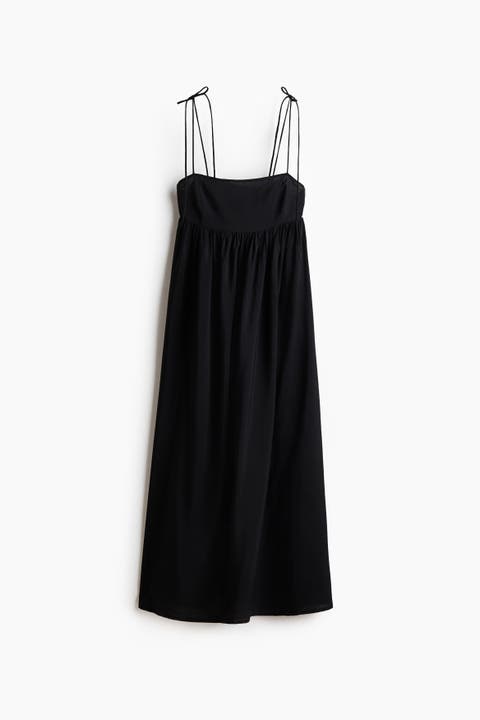 Tie-strap Midi Dress