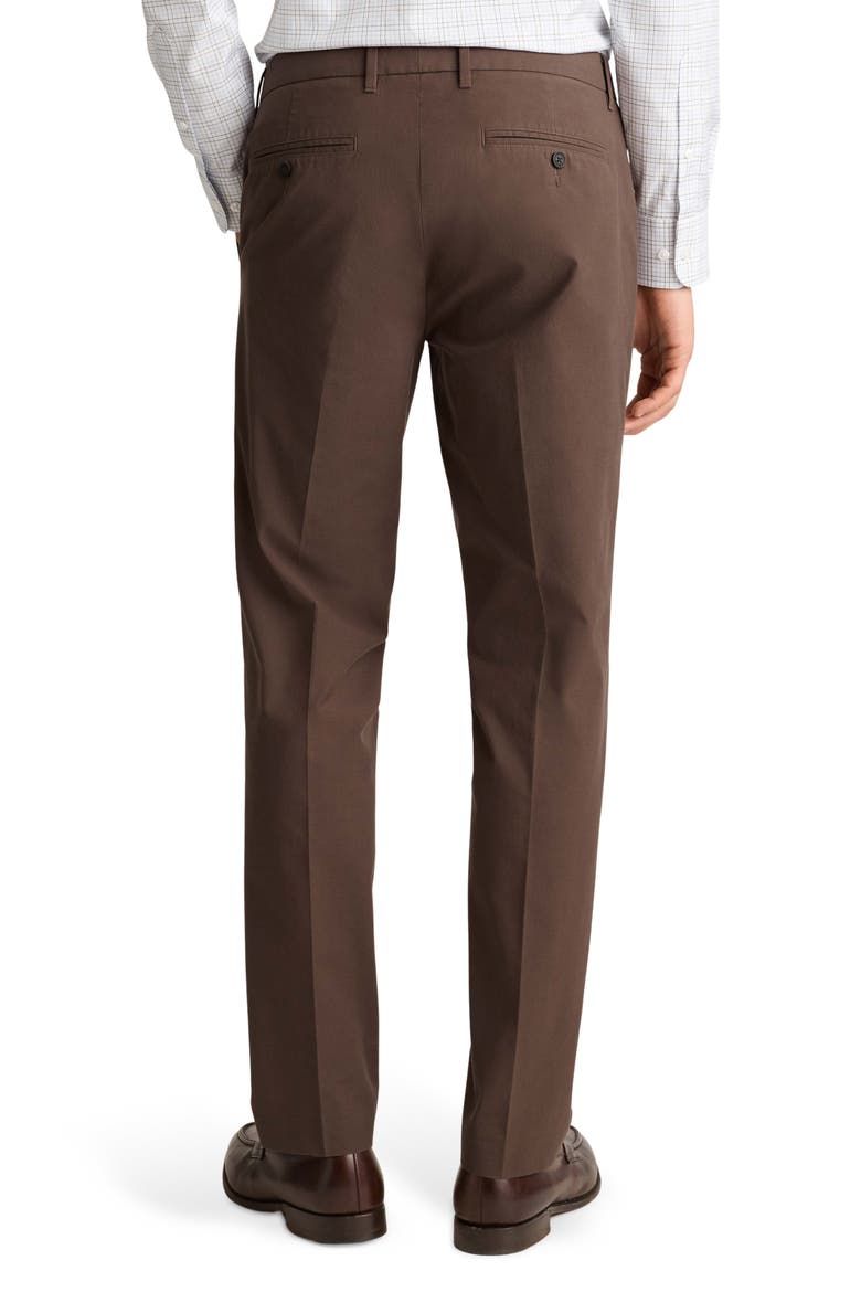 Weekday Warrior Slim Fit Glen Check Dress Pants, Alternate, color, TUESDAY BROWN GLEN CHECK