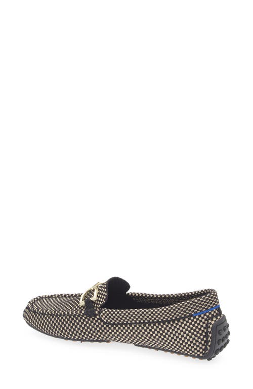 Rothys Rothy's The Double Bit Driver In Classic Micro Check