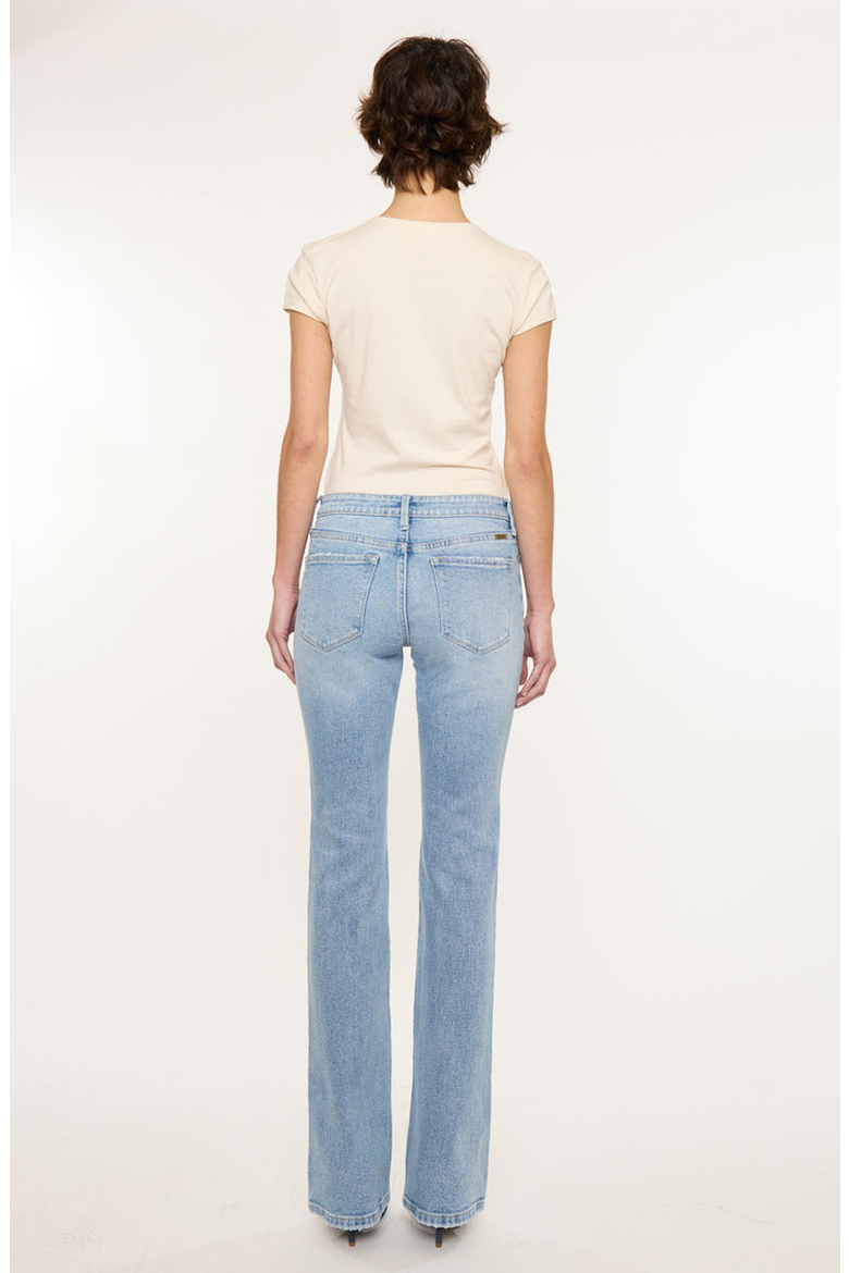 Linda Mid Rise Bootcut Jeans, Alternate, color, Medium Light