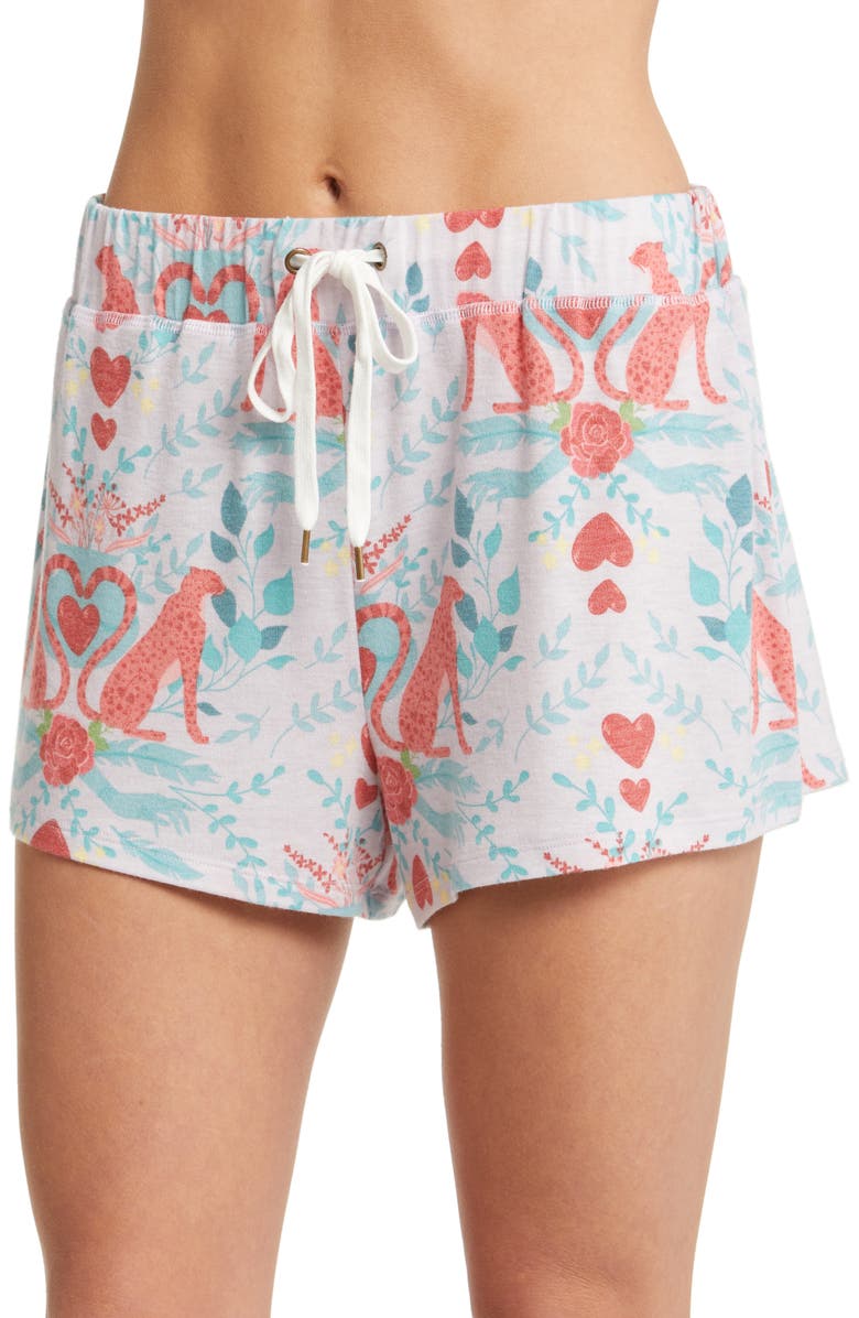 Honeydew Star Seeker Brushed Jersey Short Pajamas, Alternate, color,